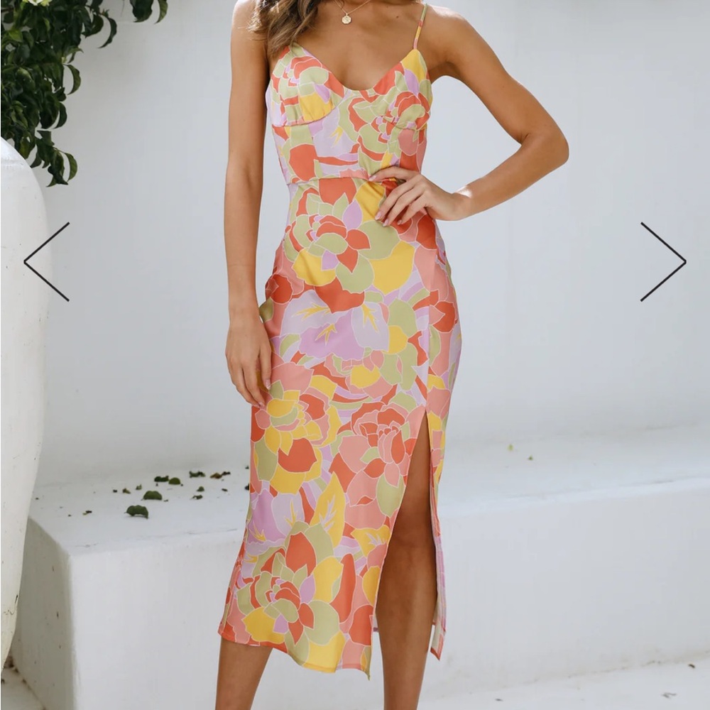 Runaway Tammy Dress Sage Floral